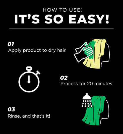 Super Green Color Depositing Mask