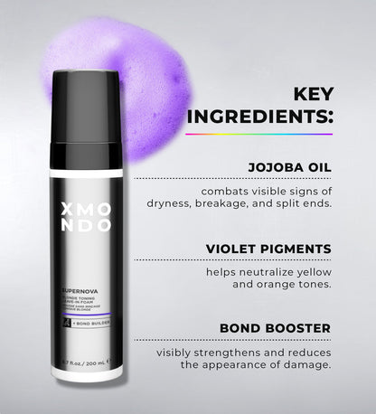 Supernova Blonde Toning Leave-in Foam